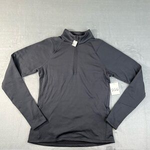 NWT DSG RunGrid ¼ Zip Pullover Charcoal Size S & M Fleece UV50+ Running Top